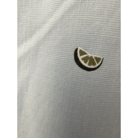 NWT Mens Button Up Shirt 2XLT Tall Lime Print Drinking Margaritas Summer Costal - Picture 4 of 14